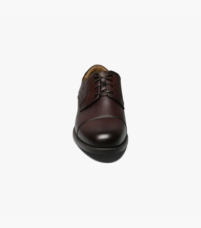 Men Midtown Cap Toe Oxford Brown Florsheim Dress Shoes
