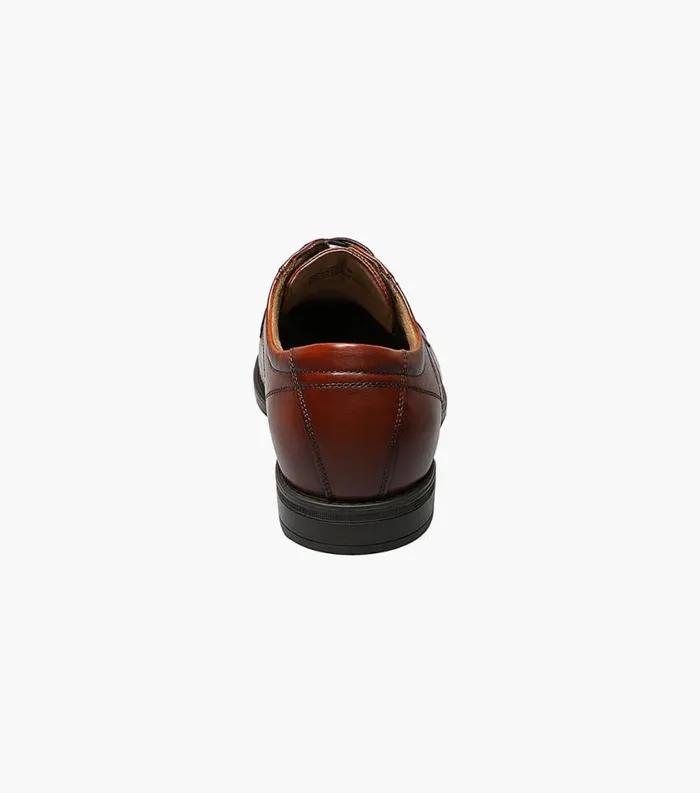 Men Midtown Cap Toe Oxford Cognac Florsheim Dress Shoes