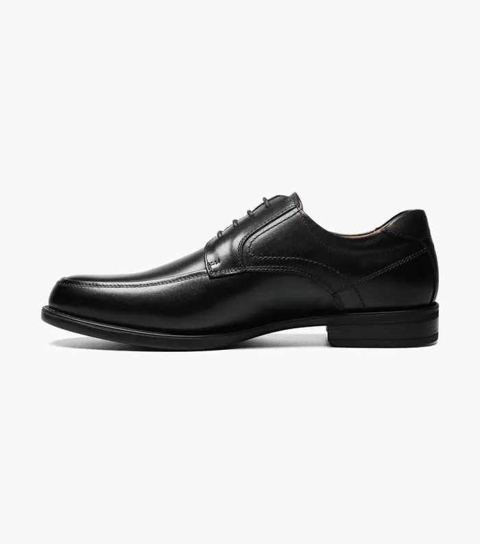 Men Midtown Moc Toe Oxford Black Florsheim Dress Shoes
