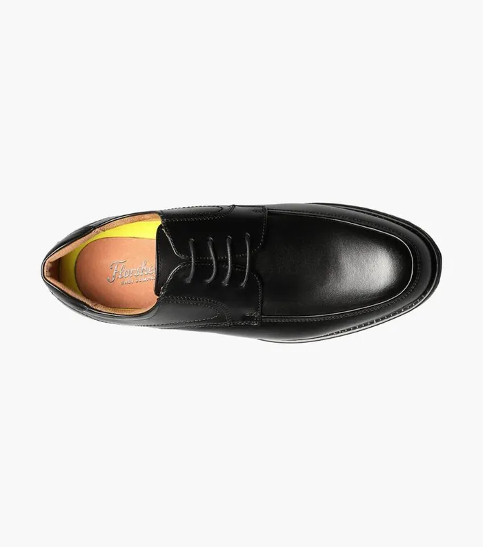 Men Midtown Moc Toe Oxford Black Florsheim Dress Shoes