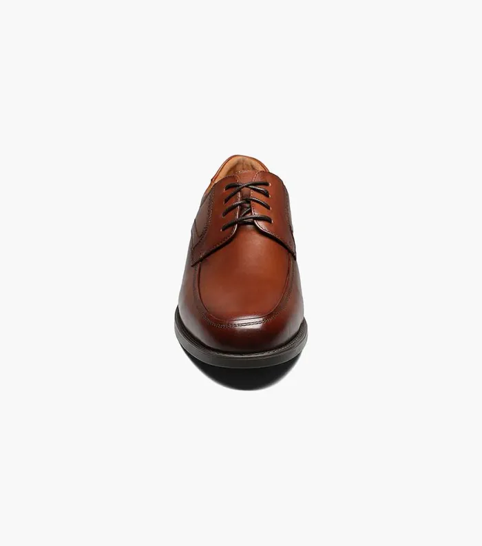 Men Midtown Moc Toe Oxford Cognac Florsheim Dress Shoes