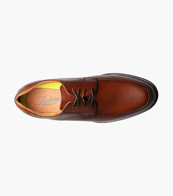 Men Midtown Moc Toe Oxford Cognac Florsheim Dress Shoes
