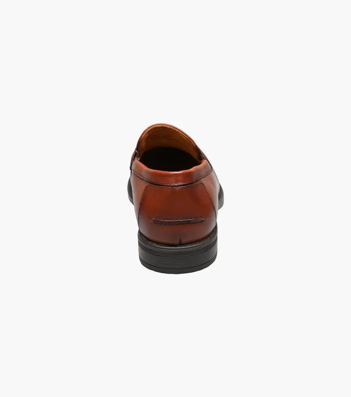 Men Midtown Moc Toe Penny Loafer Cognac Florsheim Dress Shoes