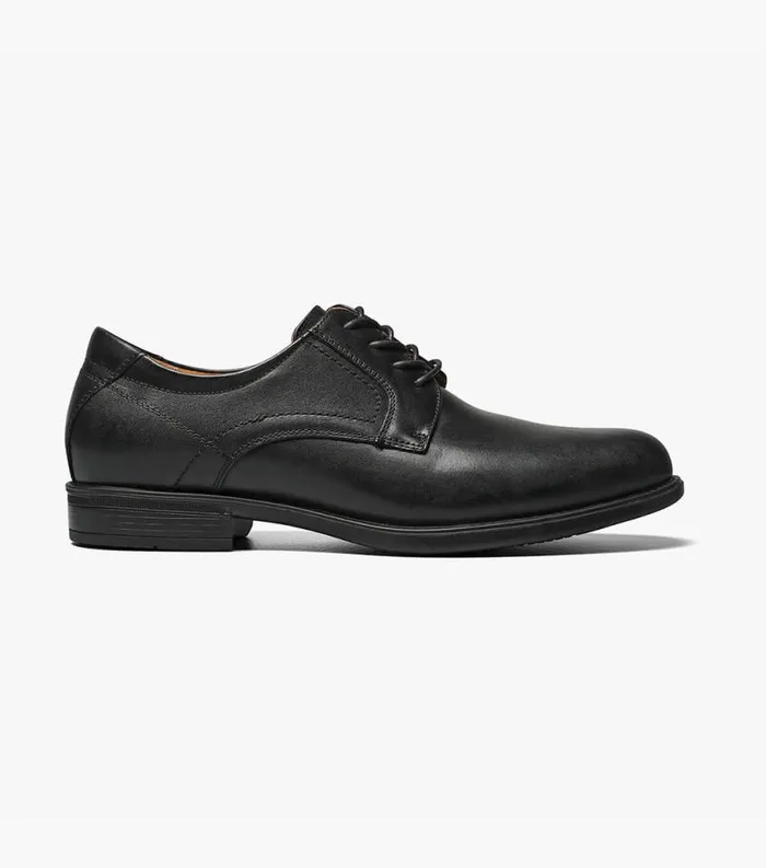 Men Midtown Plain Toe Oxford Black Florsheim Dress Shoes