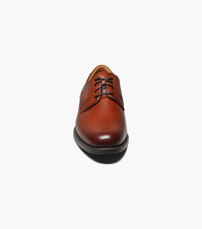 Men Midtown Plain Toe Oxford Cognac Florsheim Dress Shoes