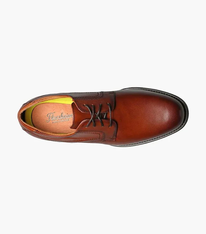 Men Midtown Plain Toe Oxford Cognac Florsheim Dress Shoes