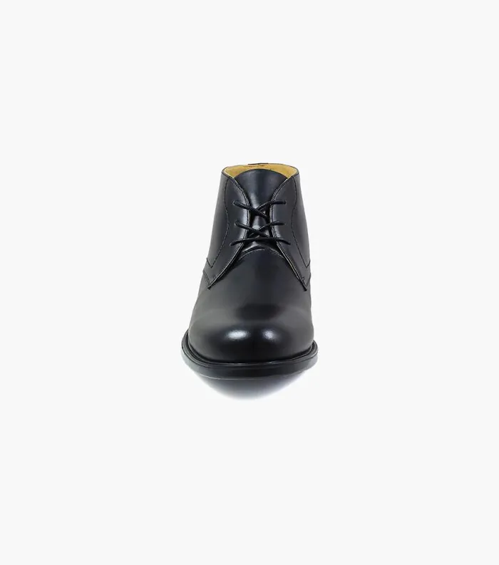 Men Midtown Waterproof Plain Toe Chukka Black Florsheim Dress Shoes