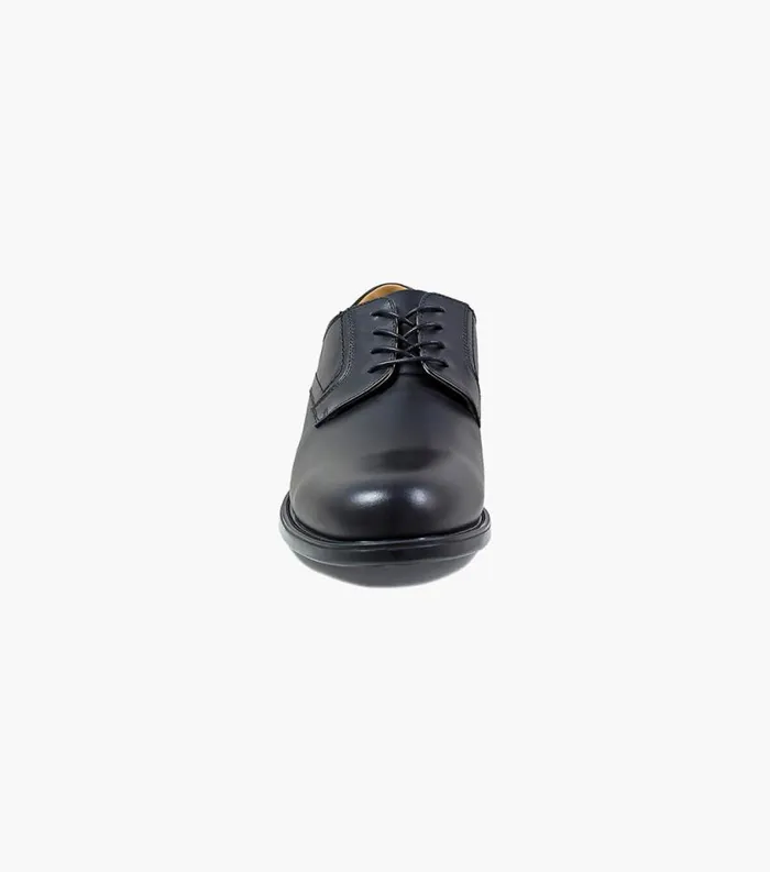 Men Midtown Waterproof Plain Toe Oxford Black Florsheim Dress Shoes