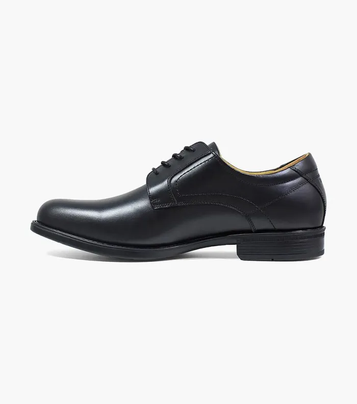 Men Midtown Waterproof Plain Toe Oxford Black Florsheim Dress Shoes