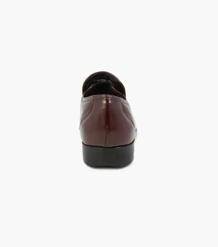 Men Milano Moc Toe Bit Loafer Burgundy Florsheim Dress Shoes