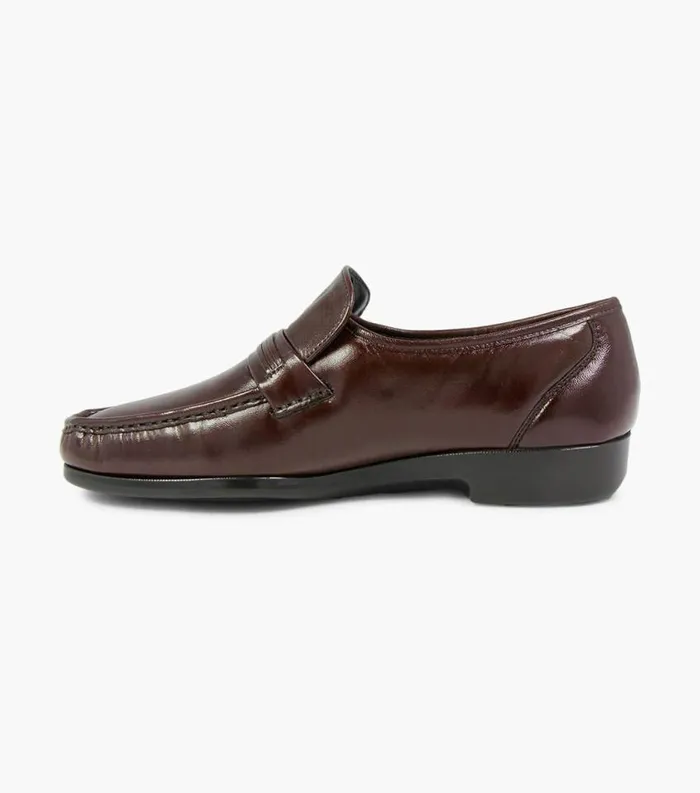 Men Milano Moc Toe Bit Loafer Burgundy Florsheim Dress Shoes