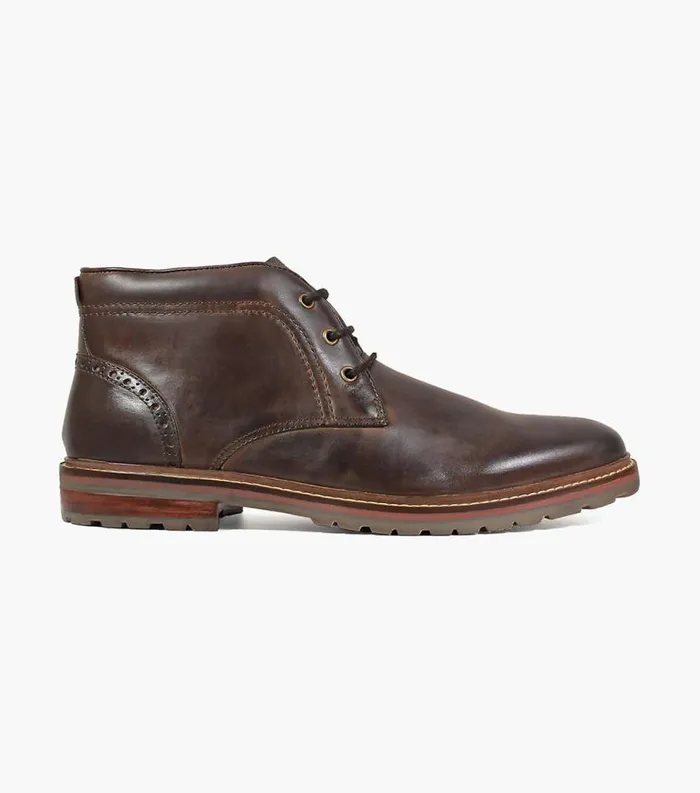 Men Miller Plain Toe Chukka Boot Brown Ch Florsheim Dress Shoes