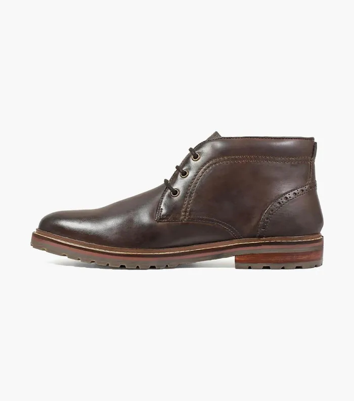 Men Miller Plain Toe Chukka Boot Brown Ch Florsheim Dress Shoes