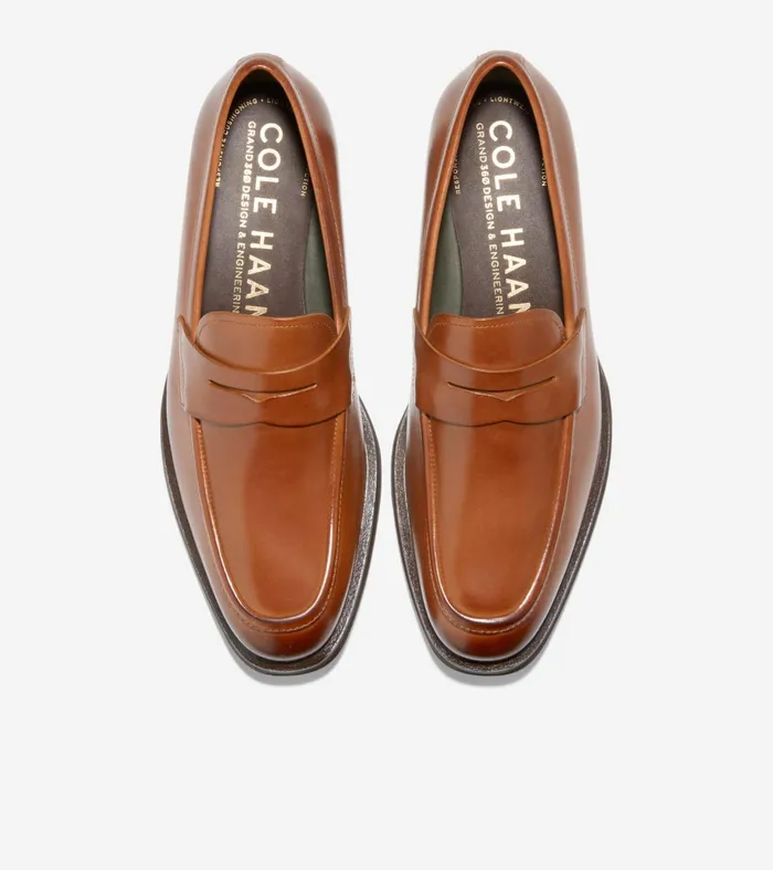 Men Modern Classics Penny Loafer British Tandark Chocolate Cole Haan Loafers and Drivers