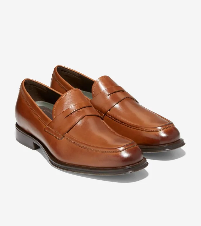 Men Modern Classics Penny Loafer British Tandark Chocolate Cole Haan Loafers and Drivers