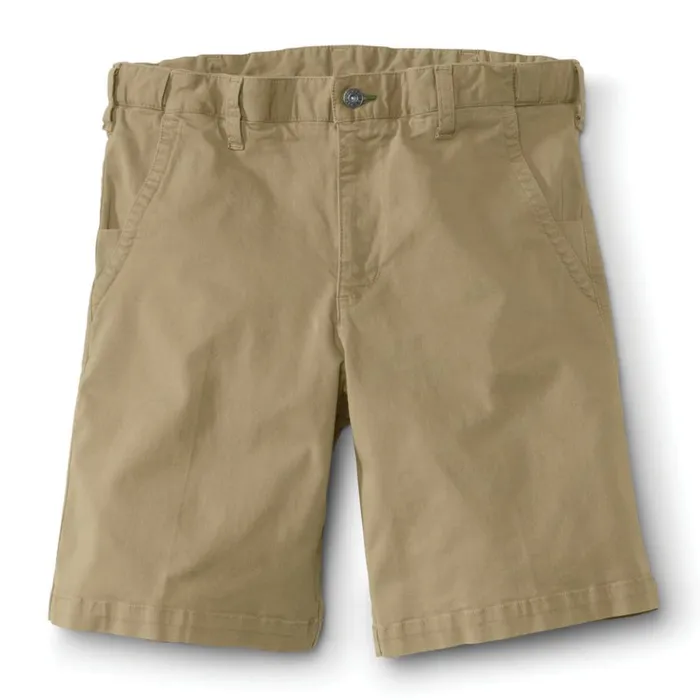 Men Montana Morningreg EZWaist Stretch Shorts Khaki Orvis Shorts