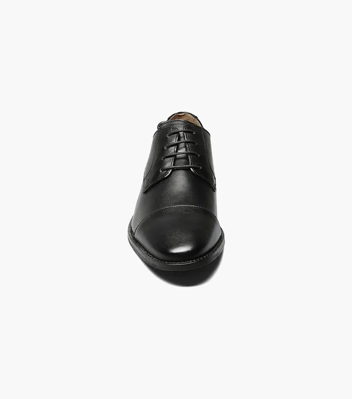 Men Montinaro Cap Toe Oxford Black Florsheim Dress Shoes