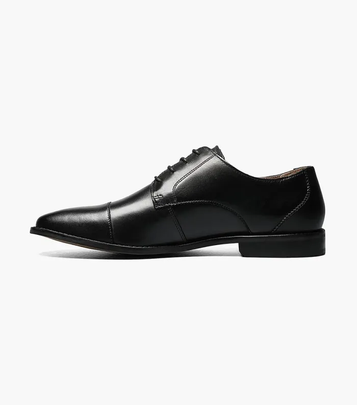 Men Montinaro Cap Toe Oxford Black Florsheim Dress Shoes