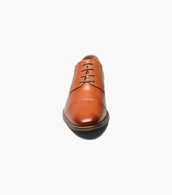 Men Montinaro Cap Toe Oxford Saddle Tan Florsheim Dress Shoes