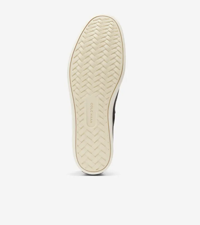 Men Nantucket SlipOn Deck Shoes Blackivory Cole Haan Loafers and Drivers