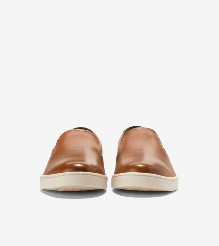 Men Nantucket SlipOn Deck Shoes British Tanivory Cole Haan Loafers and Drivers