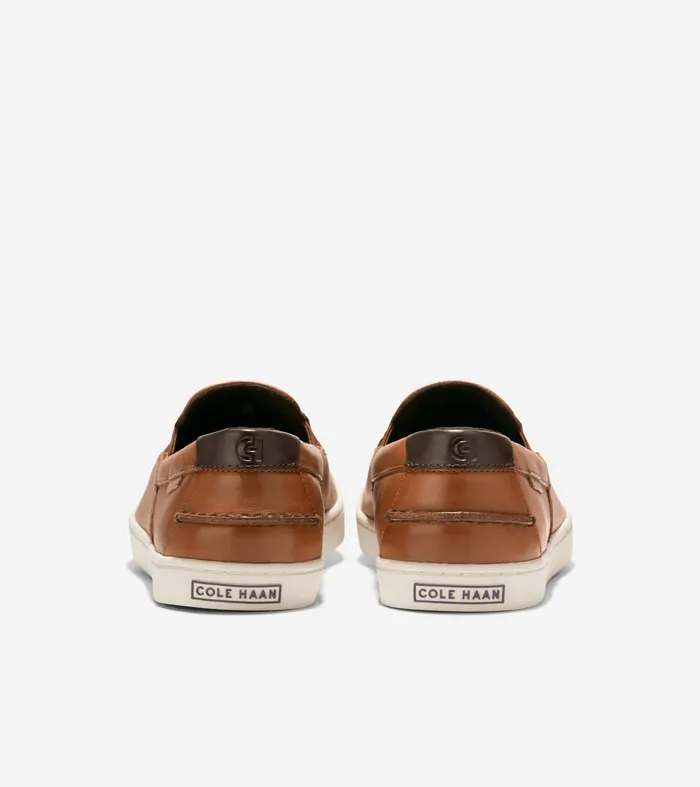 Men Nantucket SlipOn Deck Shoes British Tanivory Cole Haan Loafers and Drivers