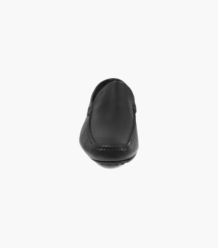 Men Navono Moc Toe Venetian Slip On Black Florsheim Dress Shoes