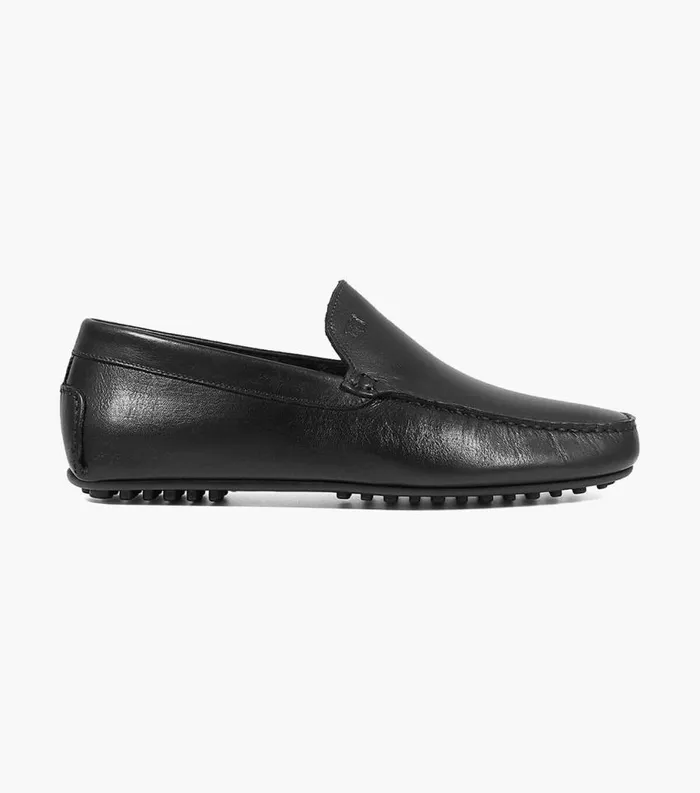 Men Navono Moc Toe Venetian Slip On Black Florsheim Dress Shoes