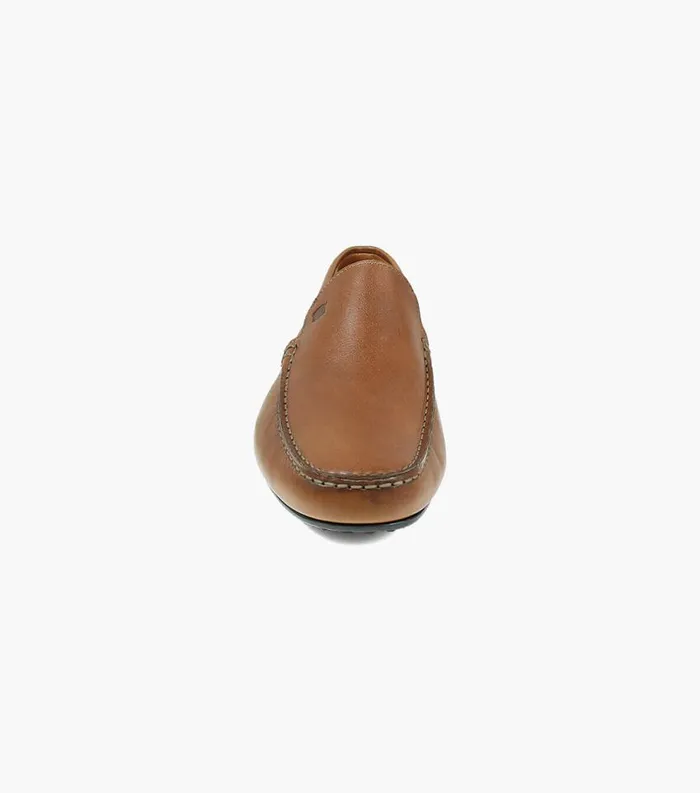 Men Navono Moc Toe Venetian Slip On Cognac Florsheim Dress Shoes