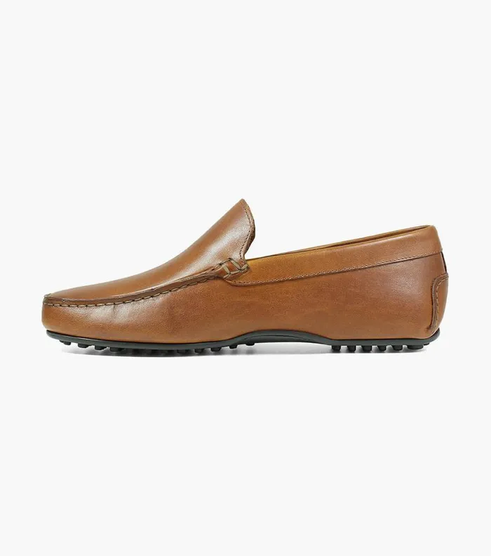 Men Navono Moc Toe Venetian Slip On Cognac Florsheim Dress Shoes