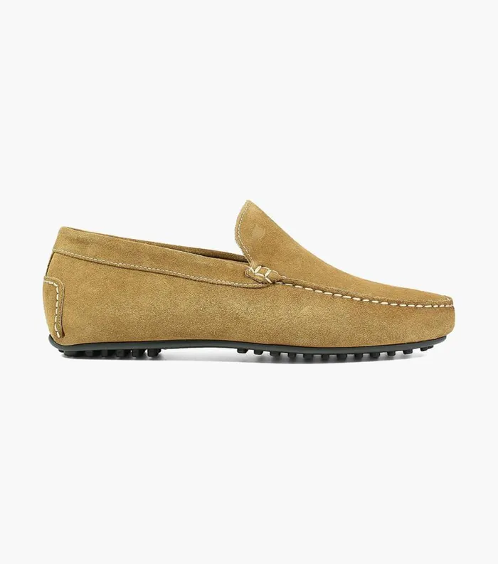 Men Navono Moc Toe Venetian Slip On Tan Florsheim Dress Shoes