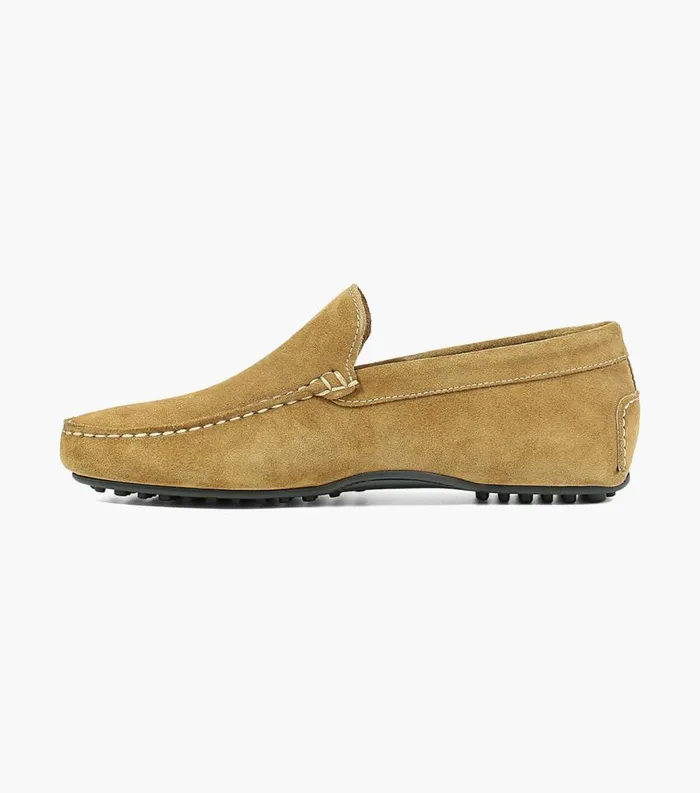 Men Navono Moc Toe Venetian Slip On Tan Florsheim Dress Shoes