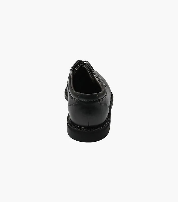 Men Noble Plain Toe Oxford Black Florsheim Dress Shoes