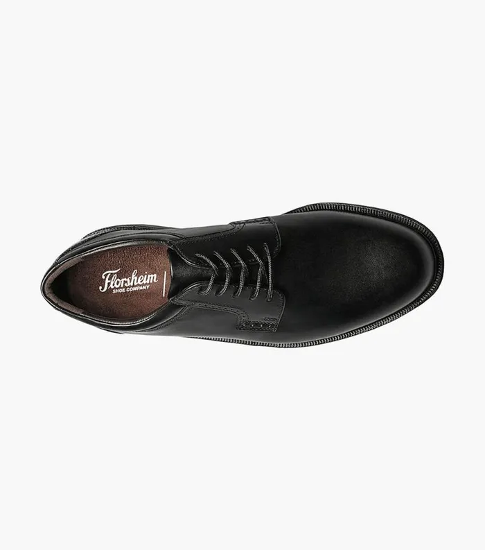 Men Noble Plain Toe Oxford Black Florsheim Dress Shoes