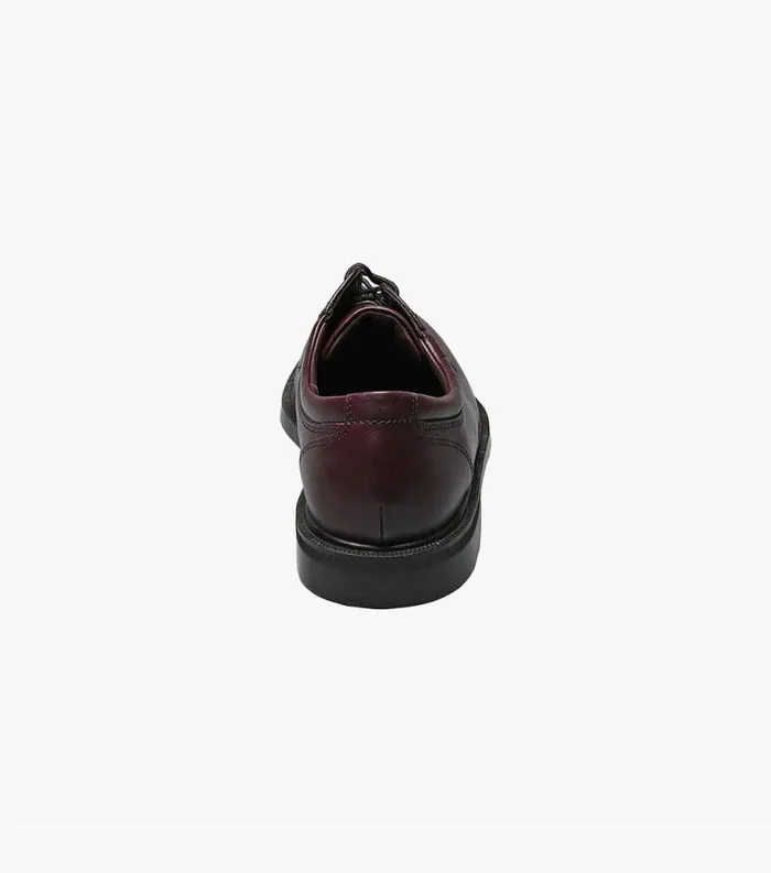 Men Noble Plain Toe Oxford Burgundy Florsheim Dress Shoes