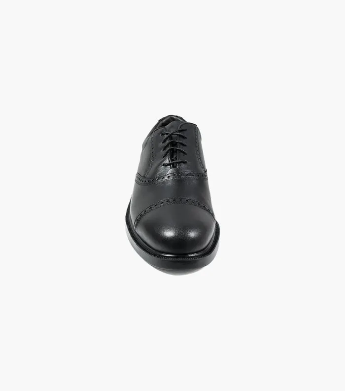 Men Noval Cap Toe Oxford Black Florsheim Dress Shoes
