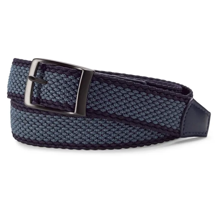 Men OOOOreg Stretch Belt Navy Orvis Belts