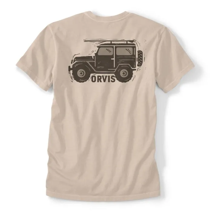 Men OffRoad TShirt Sand Orvis Shirts