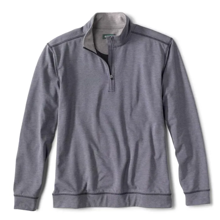 Men On The Move QuarterZip Navy Orvis Sweatshirts