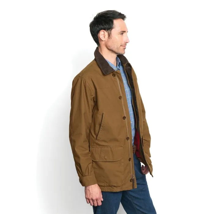 Men Orvis Heritage Field Coat Olive Orvis Jackets