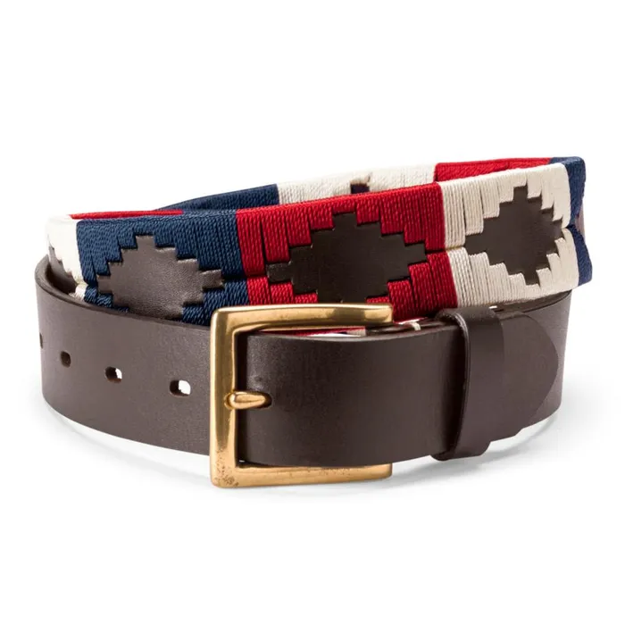 Men Orvis Polo Belt Navy Combo Orvis Belts