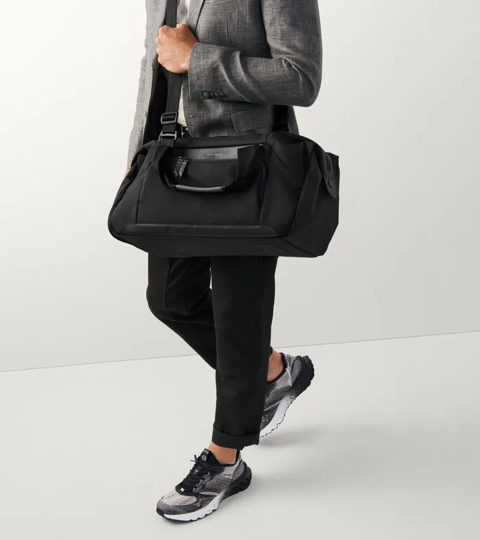 Men Outpace Duffle Black Cole Haan Duffle Bags and Weekenders