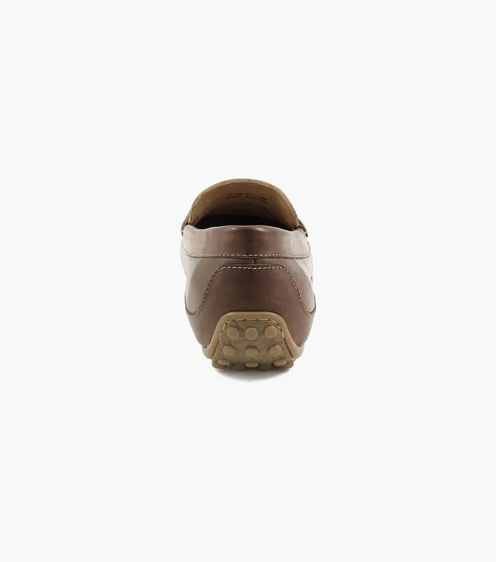 Men Oval Moc Toe Penny Driver Cognac Florsheim Casual Shoes