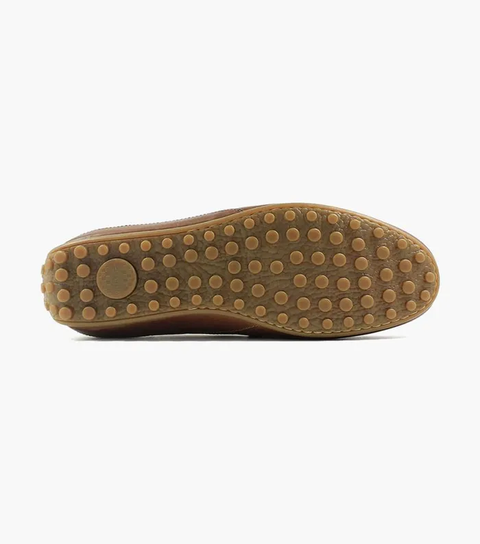 Men Oval Moc Toe Penny Driver Cognac Florsheim Casual Shoes