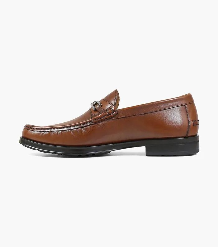 Men Palace Moc Toe Bit Loafer Tan Florsheim Dress Shoes