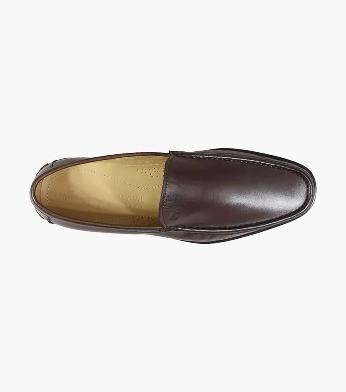 Men Palace Moc Toe Venetian Slip On Brown Florsheim Dress Shoes