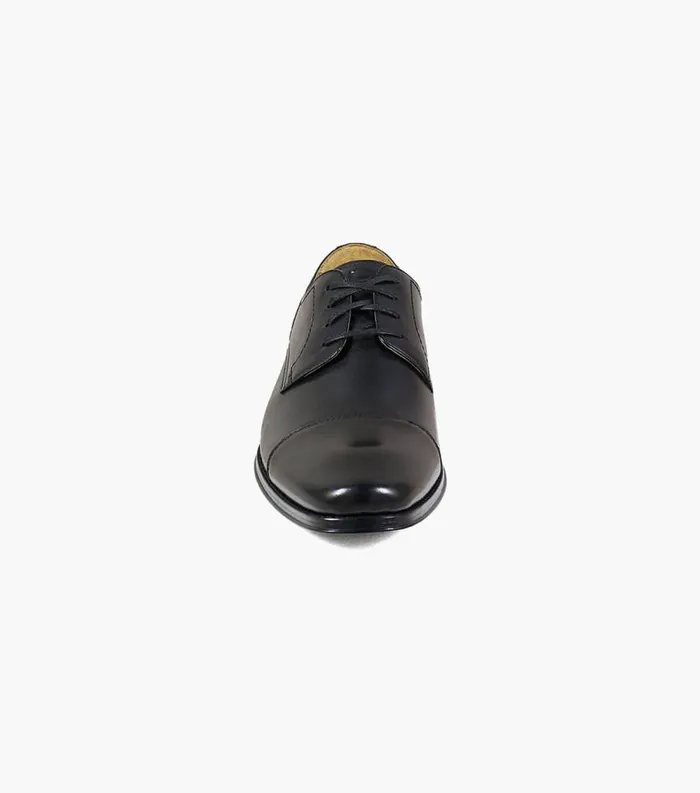 Men Palermo Cap Toe Oxford Black Florsheim Dress Shoes