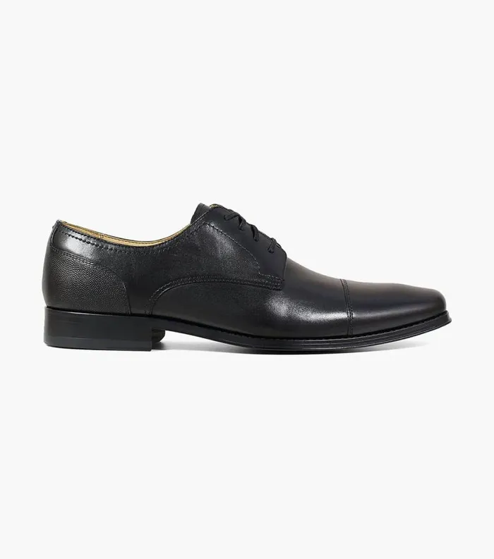 Men Palermo Cap Toe Oxford Black Florsheim Dress Shoes