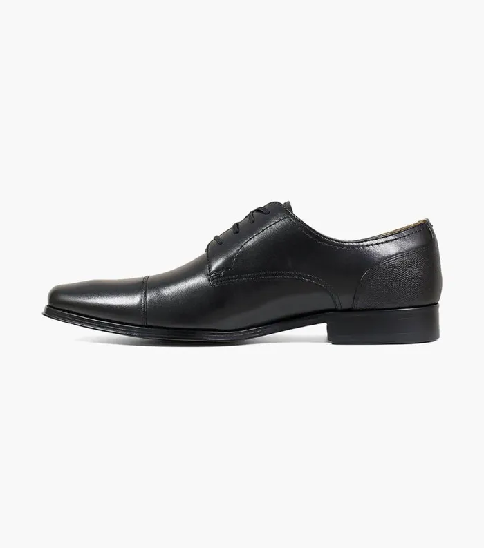 Men Palermo Cap Toe Oxford Black Florsheim Dress Shoes