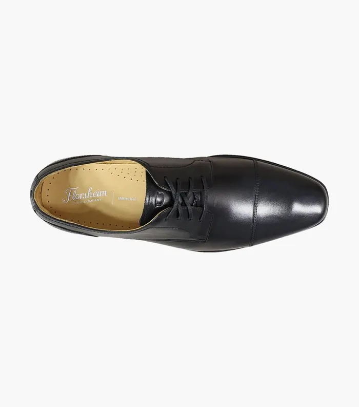 Men Palermo Cap Toe Oxford Black Florsheim Dress Shoes